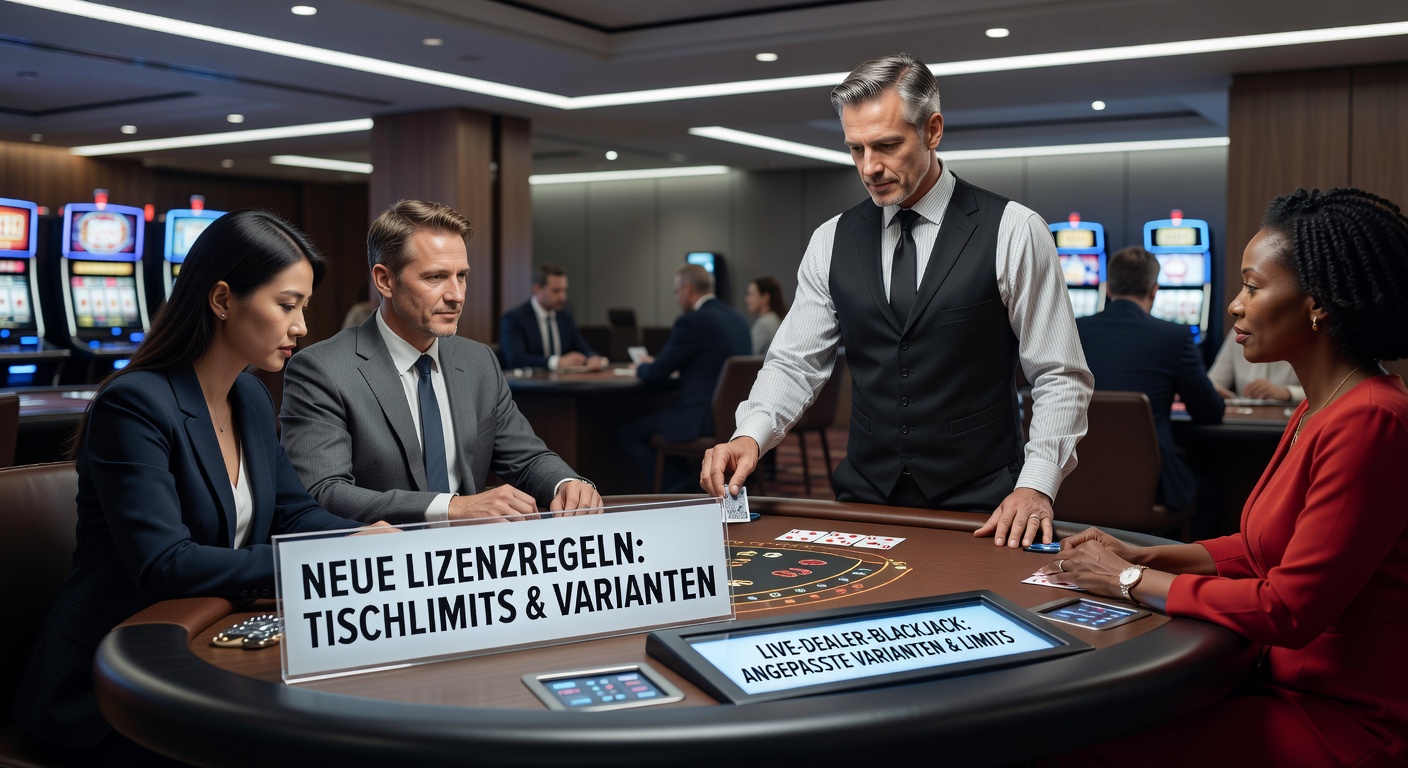 Tischlimits und Regeländerungen bei reguliertem Live-Blackjack in Deutschland