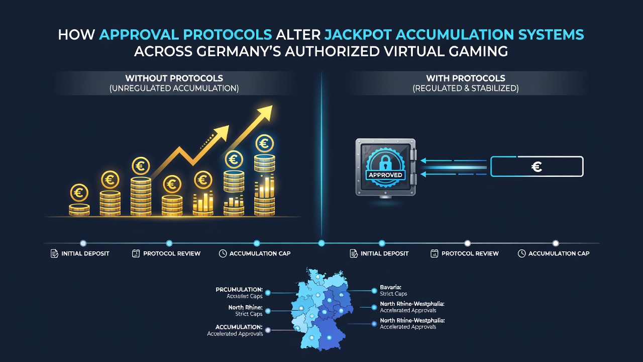 Illustration der Jackpot-Akkumulation unter deutschen Lizenzbedingungen